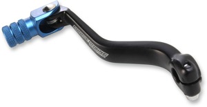 Anodized Forged Folding Shift Lever Black/Blue - For Yamaha WR250 YZ125 YZ250