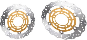 Floating Contour Brake Rotor Front Set