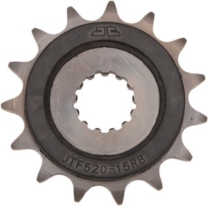 Front Steel Countershaft Sprocket w/ Rubber Damper - 15 Tooth 525