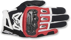 SMX-2 V2 Air Carbon Motorcycle Gloves Black/Red/White Small