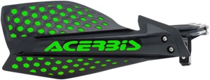 X-Ultimate Handguards - Black & Green - w/ Universal Bar Mount Kit