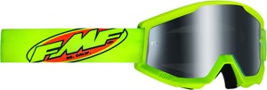 FMF PowerCore Sand Core Goggles Fluorescent Green/Yellow - Anti-fog sand goggles with smoke lens