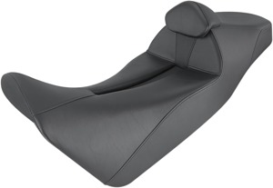 Adventure Track Stitched 2-Up Seat Black w/Backrest - Africa Twin