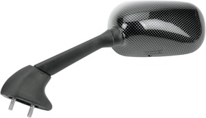 Left Mirror Replacement - Carbon Fiber Look - For 07-08 YAM R6S