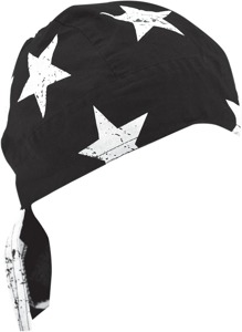 Flydanna Headwraps - Flydanna Blk/Wht Vintage Flag