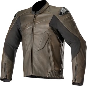 Caliber Leather Street Riding Jacket Brown US 54