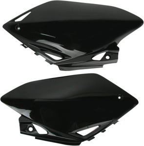 Side Panels - Black - For 07-08 Honda CRF450R