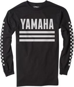 Men's Yamaha Racer Long Sleeve Tee - Yam Racer Ls Tee Blk Xl