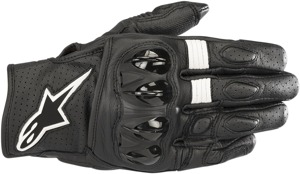 Celer V2 Leather Motorcycle Gloves Black Small