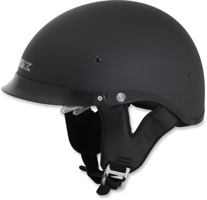 FX-200 Street Half Helmet Matte Black Small