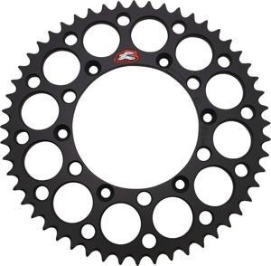 Grooved Rear Sprocket - Black 52 Teeth 520