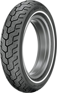 D402 Rear Tire MU85B16 77H Bias TL White Wall