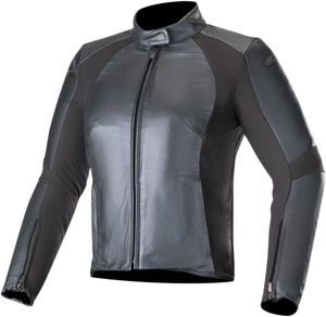 Women's Vika V2 Leather Street Riding Jacket Black US 14