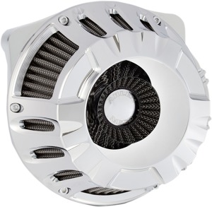 Inverted Series Air Cleaner Kits - Deep Cut Invrtd Big Sckr Chr