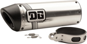 Universal V2 Slip On Exhaust Muffler w/ 1-3/4" Inlet