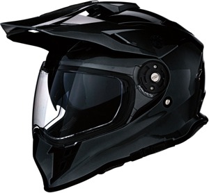 Range Full Face Dual-Sport Helmet Gloss Black Medium