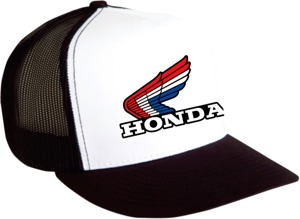 Men's Honda Vintage Snapback Hat - Honda Vint Hat Whtblk