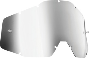 FMF PowerBomb/PowerCore Goggle Lens Silver Mirror - Replacement lens for FMF PowerBomb/PowerCore goggles