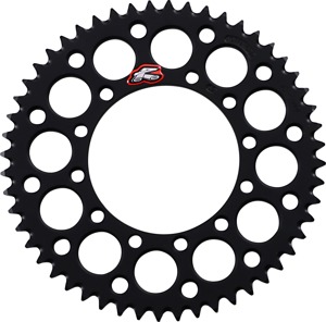 420 52T Rear Sprocket - Black - For Kawasaki KX100 KX80 KX85