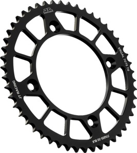 Black Aluminum Rear Sprocket - 50 Teeth 428 Pitch