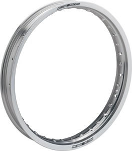 18x2.15 32 Hole Silver Rear Rim