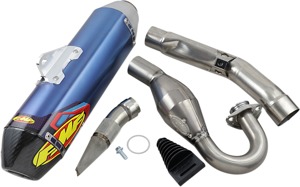 Blue Factory 4.1 Full Exhaust w/Ti Megabomb Header - For 2019 KX250F