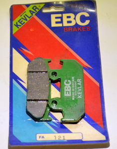 Front Organic Brake Pads