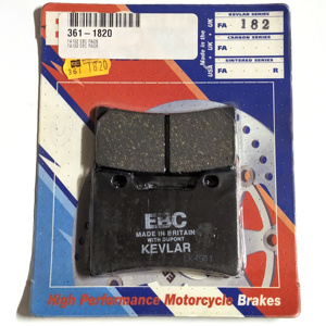 Standard Organic Front Brake Pads For 91-93 Yamaha FZR1000 - Replaces Yamaha 3GM-W0045-50-00 or 3GM-W0045-60-00