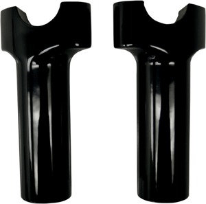 Buffalo Straight Handlebar Risers 4" Gloss Black