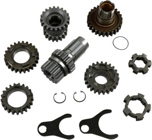 4-Speed Big Twin Transmission Gear Kits - Gear Set 2.44 1St 1.35 3Rd