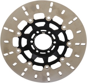 Floating Front Left Brake Rotor - Black