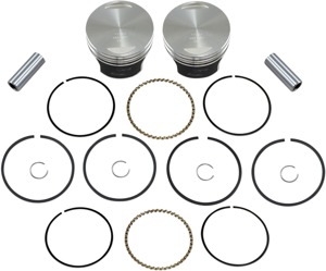 Tracker Piston Series Kits - 1340 Evo Flattop 8.5:1 Cr+.010