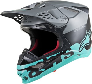 Supertech S-M8 Radium Helmet Teal/Black 2X-Large