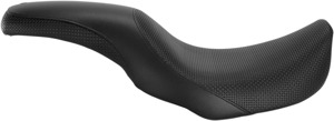 Profiler Plain 2-Up Seat Black Gel Low - For 06-17 Harley Dyna