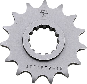 Front Steel Countershaft Sprocket - 15 Tooth 520 Chain Conversion