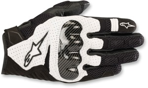 SMX1 Air V2 Motorcycle Gloves Black/White 3X-Large