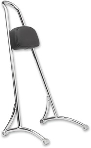 Chrome Sissy Bars - Burly Tall Sissy Bar Chr 20"