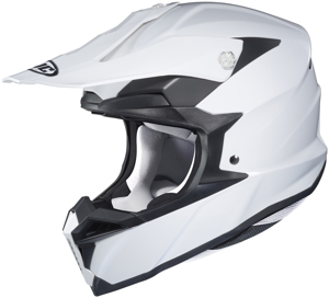 i50 Solid White Off-Road Helmet Small