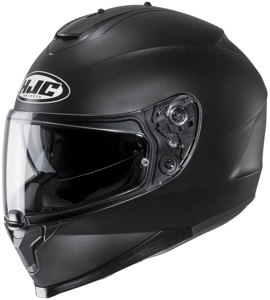 C70 Semi-Flat Black Full-Face Street Motorcycle Helmet Small