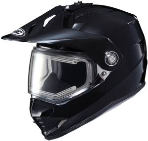 DS-X1 Matte Black w/Electric Shield Dual-Sport Helmet Small
