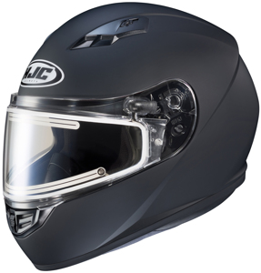 CS-R3 Matte Black w/Electric Shield Snow Helmet Medium