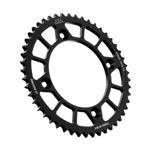 Black Aluminum Rear Sprocket - 49 Teeth 428 Pitch