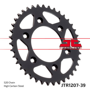 Steel Rear Sprocket - 39 Tooth 520 - For 86-87 Honda TR200 Fatcat