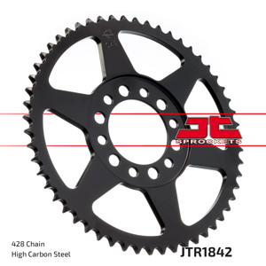 Steel Rear Sprocket - 42 Tooth 428 - For Yamaha TW200 YZ80 XT DT MX