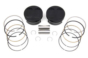 124" Big Bore Piston Kit 11:1 Compression - 4.250in Bore (+.313in) - For H-D M8 V-Twins