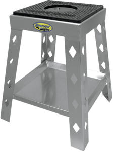 Diamond Motorcycle Stand - Silver