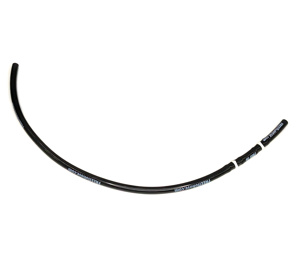 FreeFlo No Slop Gas Cap Vent Hose - Black w/ Black Valve