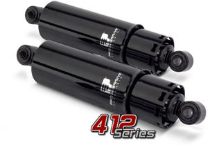 12" Full Cover 412 Series Shocks - Black