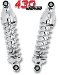 12" 430 Series Shocks Chrome - For 73-86 HD Dyna Touring Softail