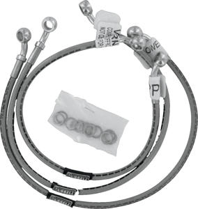 Stainless Steel Front Brake Line Kit - For 97-00 Suzuki GSF1200